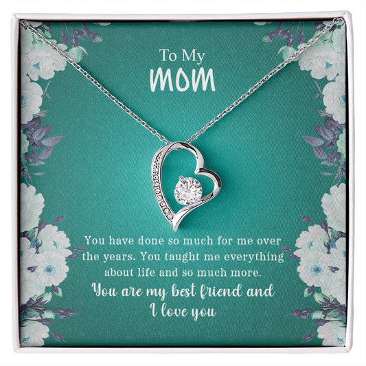 To My Mom | I Love You - Forever Love Necklace